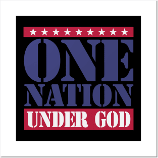 ONE NATION UNDER GOD Posters and Art